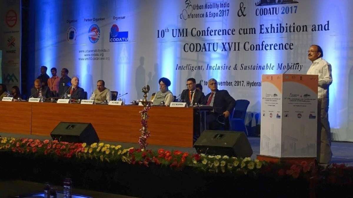 Ouverture de la conférence Codatu 17 par le Vice-Président de l’Inde, M. Venkaiah Naidu - Credit : T. GOUIN